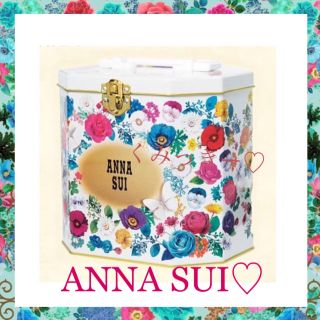 アナスイ(ANNA SUI)の「バニティボックス (ホワイト)」🌺(小物入れ)