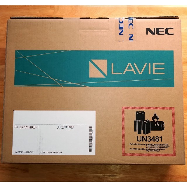 NEC(エヌイーシー)の新品 NEC LAVIE Smart NS(S) PC-SN276GRAB-1 スマホ/家電/カメラのPC/タブレット(ノートPC)の商品写真