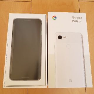 アンドロイド(ANDROID)のGoogle pixel3 64GB  ホワイト　SIMフリー(スマートフォン本体)