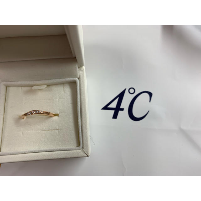 4℃(ヨンドシー)の４℃ K10 ピンクゴールド キュービックジルコニア レディースのアクセサリー(リング(指輪))の商品写真