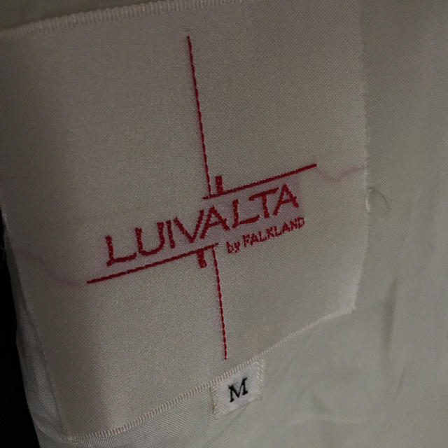 A-81)襟なしコート(M)LUIVALTA レディースのジャケット/アウター(ガウンコート)の商品写真