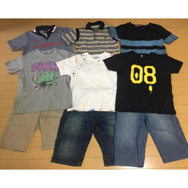 NIKE(ナイキ)のボーイズ(160-S)9点セット‼︎ ナイキGAPh&m etc キッズ/ベビー/マタニティのキッズ服男の子用(90cm~)(その他)の商品写真