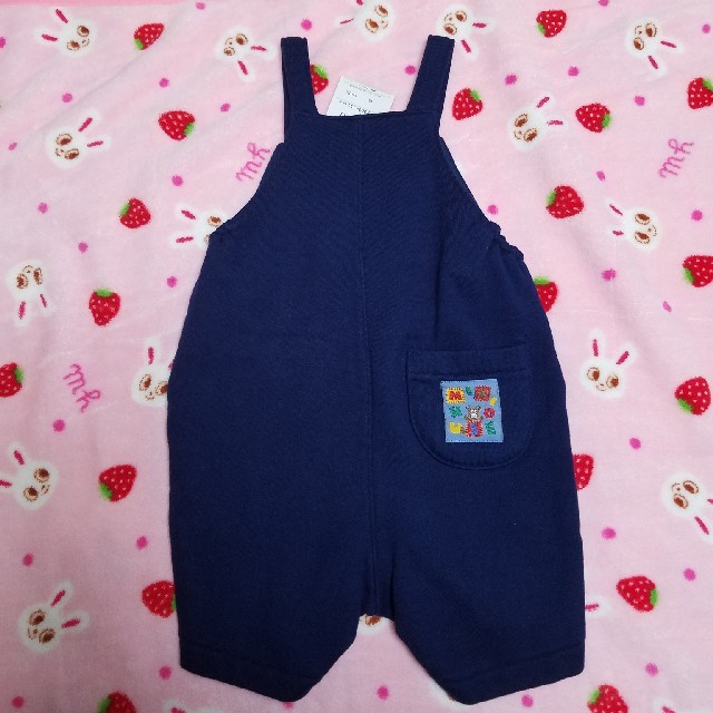 mikihouse(ミキハウス)のミキハウス❤新品タグ付き❤サロペ❤90cm キッズ/ベビー/マタニティのキッズ服男の子用(90cm~)(パンツ/スパッツ)の商品写真