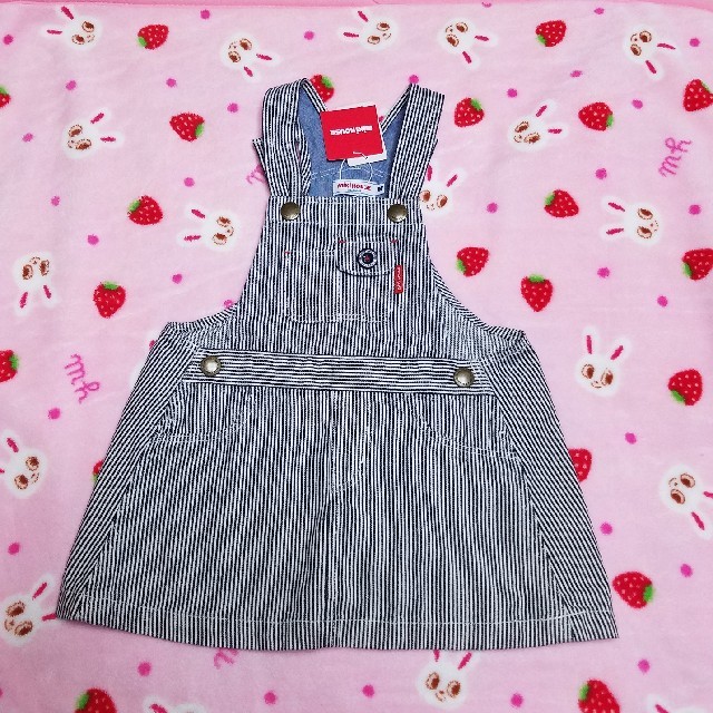 mikihouse(ミキハウス)のミキハウス❤新品タグ付き❤JSK❤80-90cm キッズ/ベビー/マタニティのキッズ服女の子用(90cm~)(スカート)の商品写真