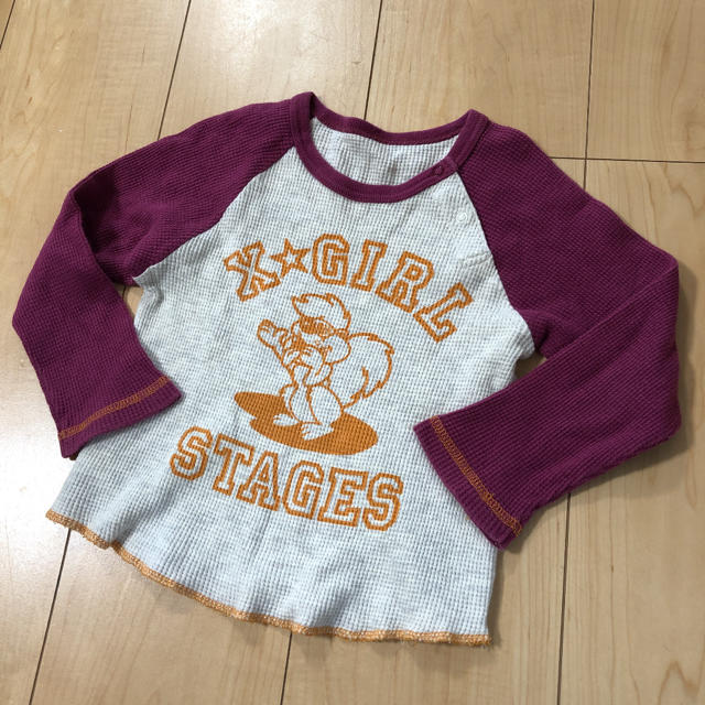 X-girl(エックスガール)のエックスガール キッズ  95 長袖Ｔシャツ キッズ/ベビー/マタニティのキッズ服女の子用(90cm~)(Tシャツ/カットソー)の商品写真