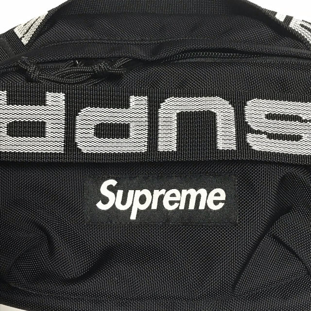 supreme 18ss waist bag black