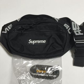 シュプリーム(Supreme)のsupreme 18ss waist bag black(ボディーバッグ)