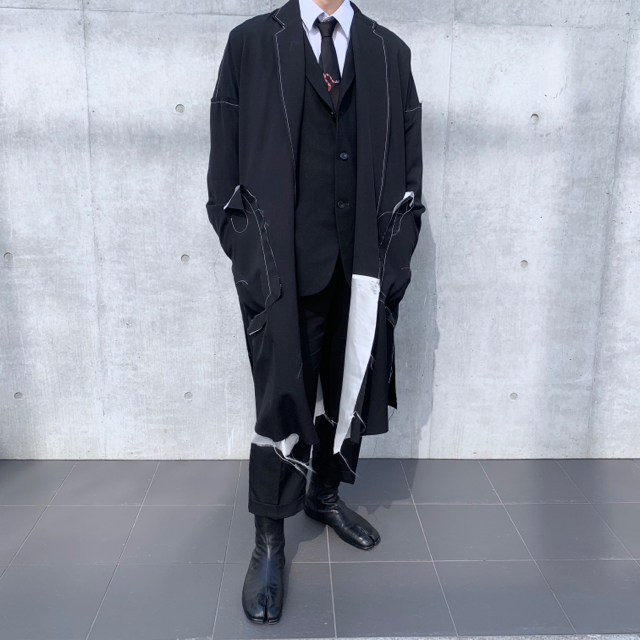 Yohji Yamamoto(ヨウジヤマモト)のsulvam 19ss コート 値下げ中 メンズのジャケット/アウター(チェスターコート)の商品写真