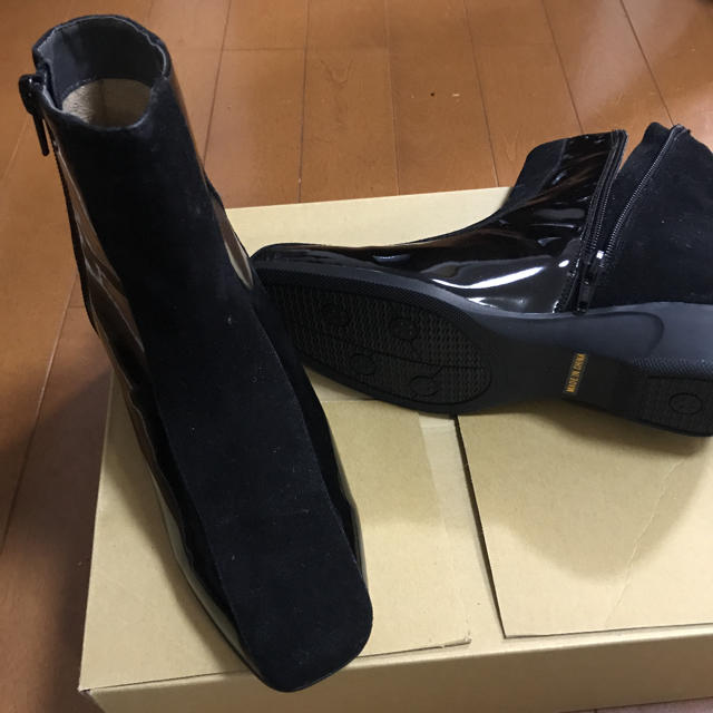 冬物最終SALE！【新品未使用】ショートブーツ レディースの靴/シューズ(ブーツ)の商品写真