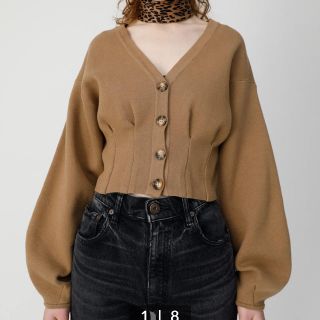 マウジー(moussy)の今季新作♡MOUSSY V NECK SHORT カーディガン♡新品タグ付き(カーディガン)