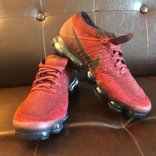 ナイキ(NIKE)のナイキ  NIKE ヴェイパー マックス vapor max レッド(スニーカー)