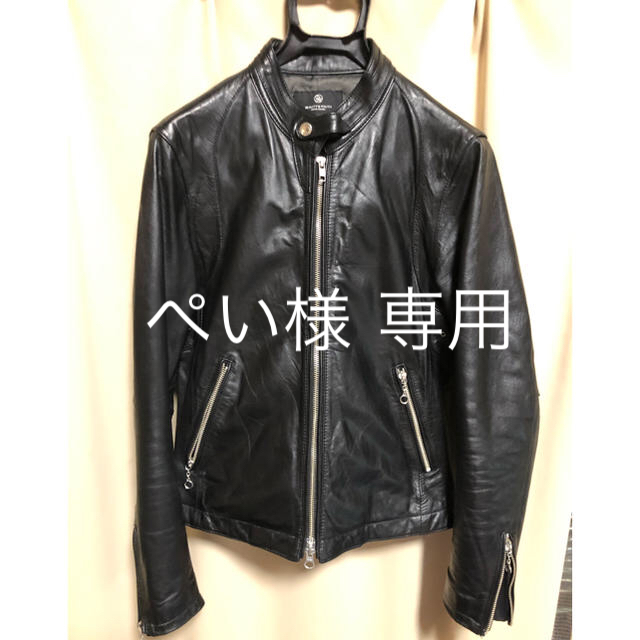 ユナイテッド アローズ 値下げ ラムレザーシングルライダース サイズ S