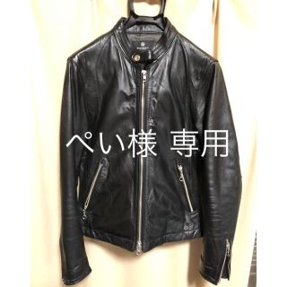 ユナイテッドアローズ(UNITED ARROWS)のユナイテッド アローズ  値下げ ラムレザーシングルライダース サイズ S(ライダースジャケット)