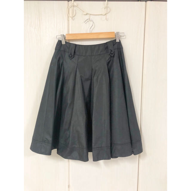 ROPE’(ロペ)のROPE' リボン付 フレアスカート レディースのスカート(ひざ丈スカート)の商品写真