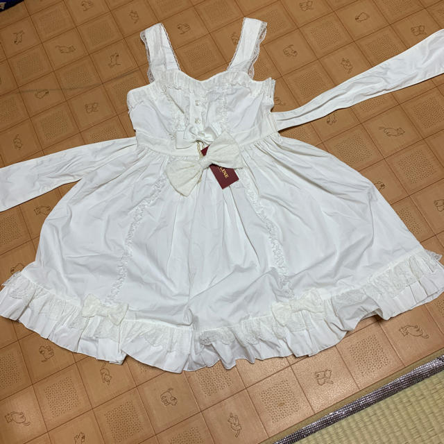 BODYLINE(ボディライン)のBODYLINE JSK ワンピース ロリィタ ロリータ 白 レディースのワンピース(ひざ丈ワンピース)の商品写真