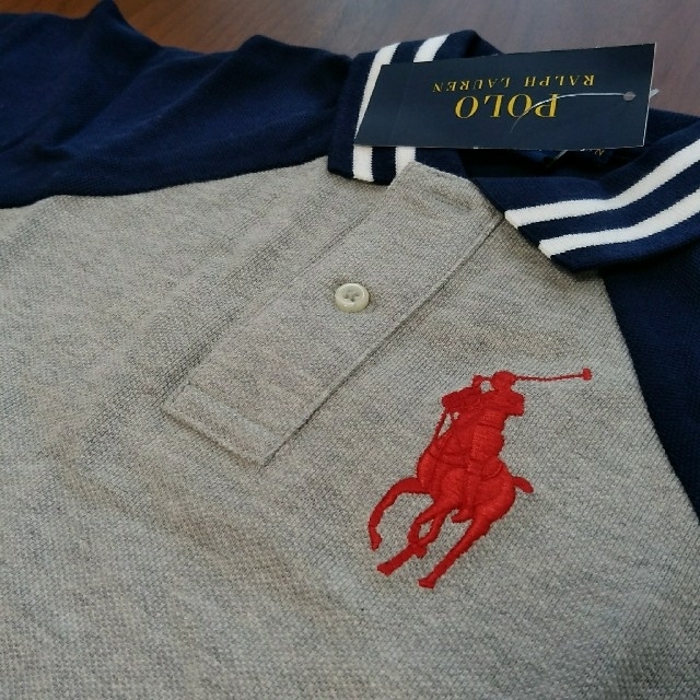 Ralph Lauren(ラルフローレン)の新品未使用 タグ付き【ラルフローレン】半袖 ポロシャツ キッズ/ベビー/マタニティのキッズ服男の子用(90cm~)(Tシャツ/カットソー)の商品写真