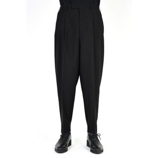 ラッドミュージシャン(LAD MUSICIAN)の2TUCK TAPERED WIDE SLACKS(スラックス)