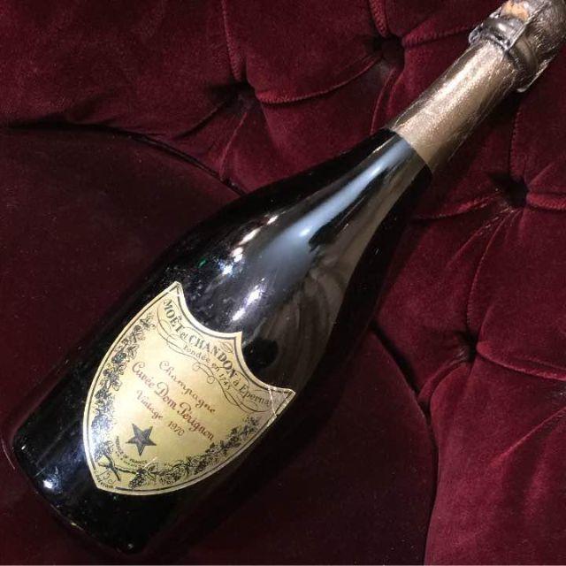 Dom Pérignon(ドンペリニヨン)の送料込み 未開封品 ヴィンテージ ドンペリヨン 1970年物 食品/飲料/酒の酒(シャンパン/スパークリングワイン)の商品写真