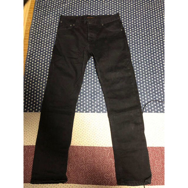 Nudie Jeans(ヌーディジーンズ)のNudie Jeans  ブラックデニム ハンクレイ ヌーディージーンズ メンズのパンツ(デニム/ジーンズ)の商品写真