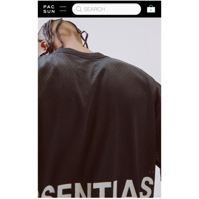 高い品質 FEAR Vネックメッシュ半袖Tシャツ Sサイズ 黒 新品の通販 by matsuken1241's shop｜フィアオブゴッドならラクマ OF GOD - fog essentials 100%新品豊富な