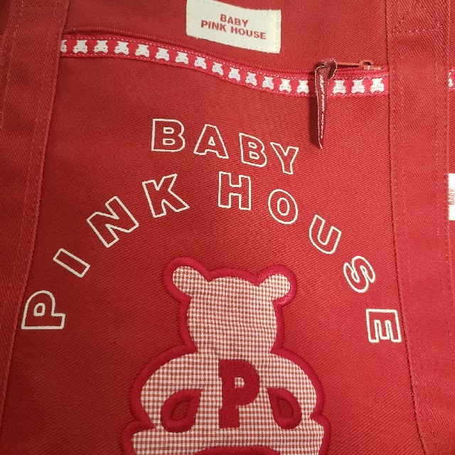 PINK HOUSE(ピンクハウス)のピンクハウス トート バッグ 美品 赤  レディースのバッグ(トートバッグ)の商品写真