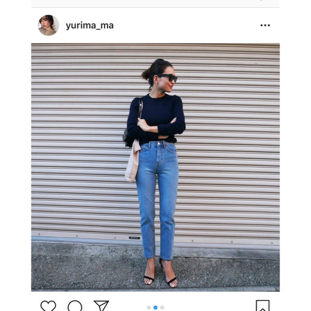 Ron Herman(ロンハーマン)のお値下げ！！Acdre  highwaist denim 美品♡ レディースのパンツ(デニム/ジーンズ)の商品写真