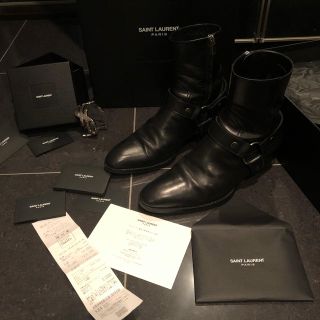 サンローラン(Saint Laurent)のSaint Laurent Paris リングブーツ (ブーツ)