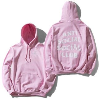 ANTI SOCIAL SOCIAL CLUB パーカー M ピンク 新品(パーカー)