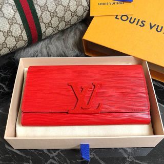 ルイヴィトン(LOUIS VUITTON)の❤️美品❤️Louis vuitton 長財布 エピ ルイーズ  ルイヴィトン(財布)