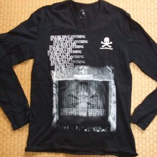 ロエン(Roen)の【ROEN×semantic design】ブラック ロンＴ(Tシャツ/カットソー(七分/長袖))