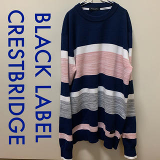 ブラックレーベルクレストブリッジ(BLACK LABEL CRESTBRIDGE)のBlack label crestbridge ニット ボーダー ピンク(ニット/セーター)