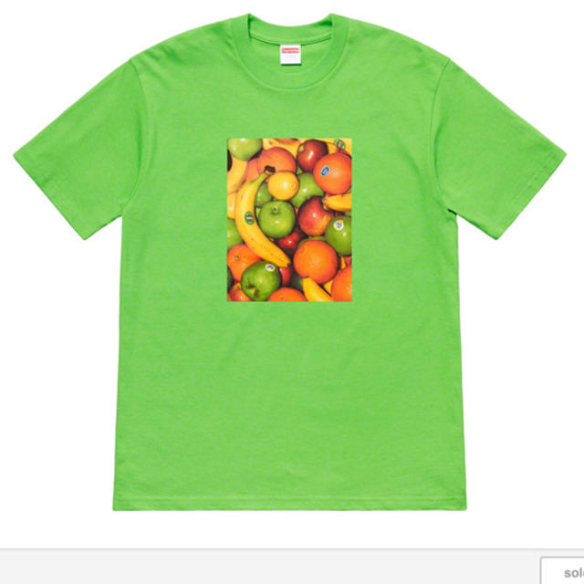 19ss 立ち上げ SUPREME Fruit Tee フルーツ グリーン M | www ...