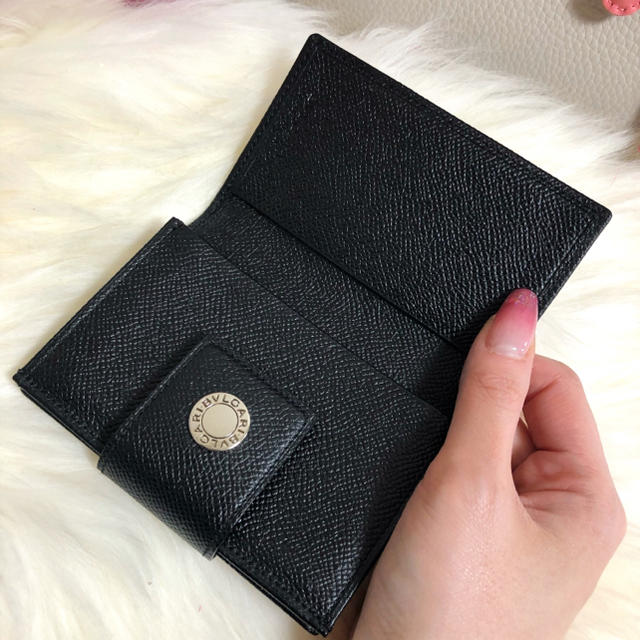 BVLGARI(ブルガリ)の❤️未使用に近い❤️BVLGARI ブルガリ カードケース 名刺入れ 黒 メンズのファッション小物(名刺入れ/定期入れ)の商品写真