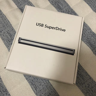 USB SuperDrive スーパードライブ apple 純正品(PC周辺機器)
