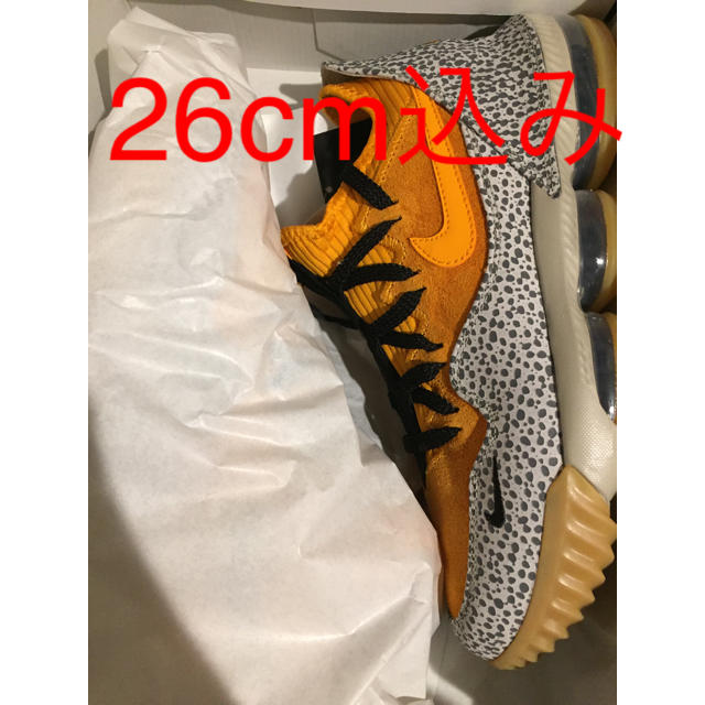 ATMOS NIKE LEBRON 16 SAFARI レブロン サファリ 26 【内祝い】 10045円引き