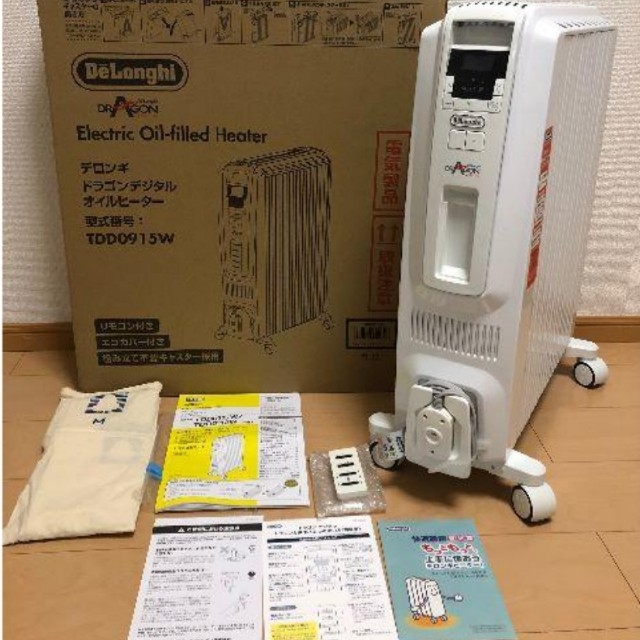 DeLonghi デロンギ オイルヒーター ドラゴンデジタル TDD0712W