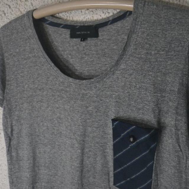 SHIPS JET BLUE(シップスジェットブルー)の3273　シップス　胸ポケット付き　デザイン　tシャツ　人気 レディースのトップス(Tシャツ(半袖/袖なし))の商品写真