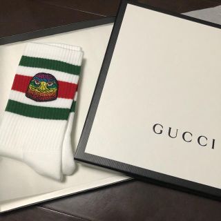 グッチ(Gucci)のGUCCI ソックス 靴下 鳥 希少(ソックス)