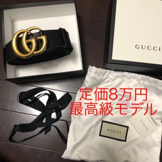 グッチ(Gucci)のGUCCI ベルト GG 金 ゴールド 定価8万円！最高級モデル！(ベルト)