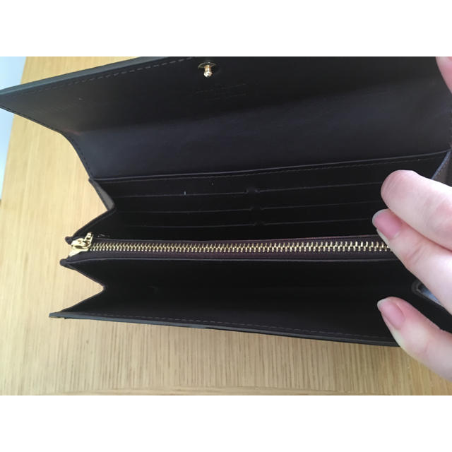 美品☆ルイヴィトン☆鑑定書付き ポルトフォイユ・サラ ヴェルニ 長