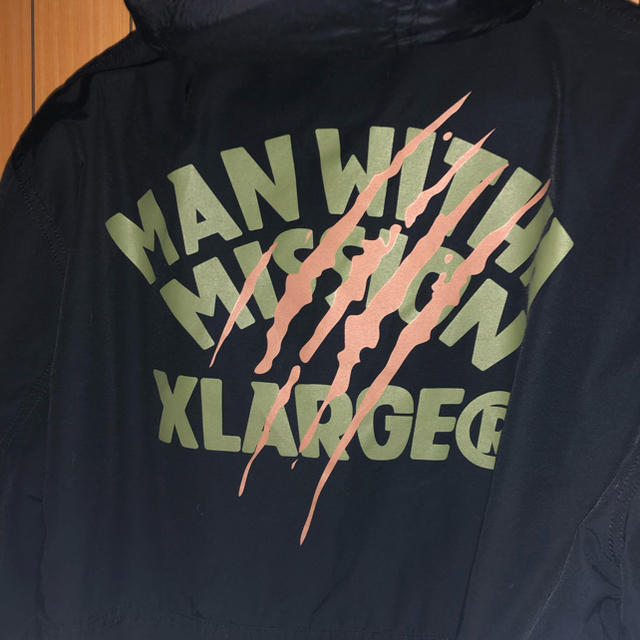 XLARGE(エクストララージ)のMAN WITH A MISSION XLARGE ジャケット XL レア メンズのジャケット/アウター(ナイロンジャケット)の商品写真