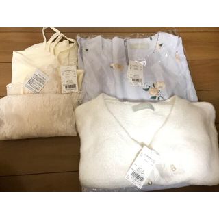 ダズリン(dazzlin)の薔薇アイス様専用　ダズリン　ワンピース カーディガン レーストップス(ひざ丈ワンピース)