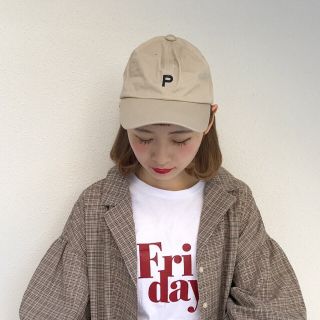 ダブルクローゼット(w closet)のwcloset ベージュ キャップ(キャップ)