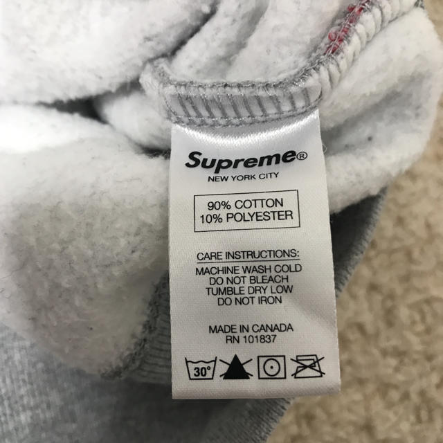 Supreme(シュプリーム)のsupreme  tape logo zip up hoodie 14AW XL レディースのトップス(パーカー)の商品写真