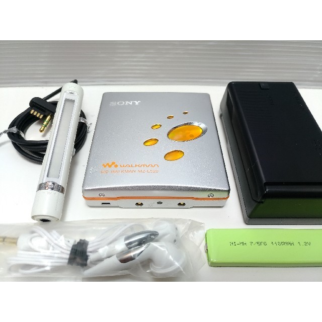 WALKMAN MDウォークマン MZ-E520 オレンジの通販 by Portable Audio REUSE SHOP｜ウォークマンならラクマ