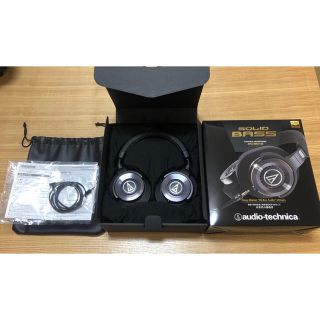 オーディオテクニカ(audio-technica)の美品☆オーディオテクニカ SOLID BASS ATH-WS1100 (ヘッドフォン/イヤフォン)