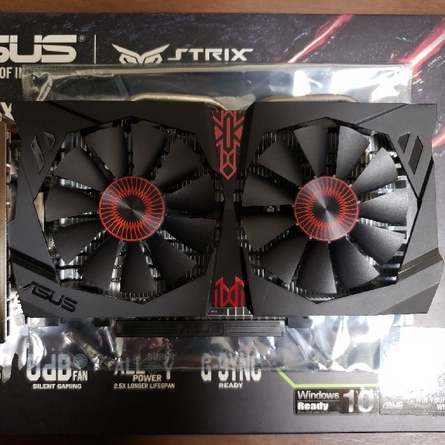 ASUS(エイスース)のASUS STRIX-GTX750TI-OC-2GD5 スマホ/家電/カメラのPC/タブレット(PCパーツ)の商品写真