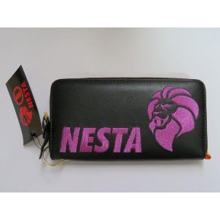 ネスタブランド(NESTA BRAND)の【未使用品】 ネスタブランド　メンズ長財布 パープル　ラウンドファスナー(長財布)