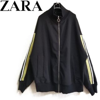 ザラ(ZARA)のzara リングジップ ラインジャージ トラックジャケット (ブルゾン)