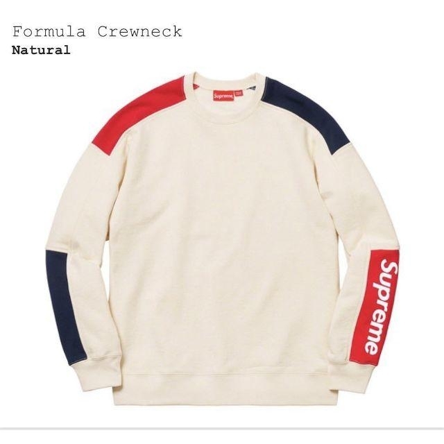 オンライン購入 SUPREME 19SS FORMULA CREWNECK